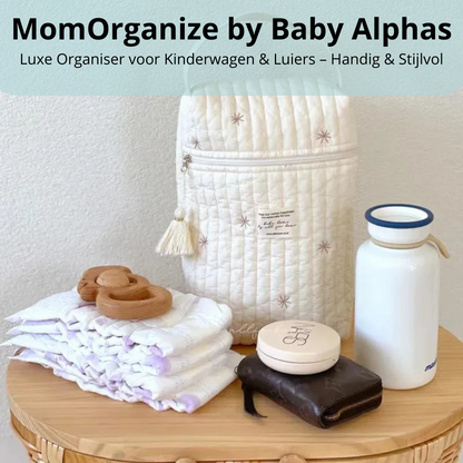 MomOrganize by Baby Alphas | Luxe Organiser voor Kinderwagen & Luiers – Handig & Stijlvol