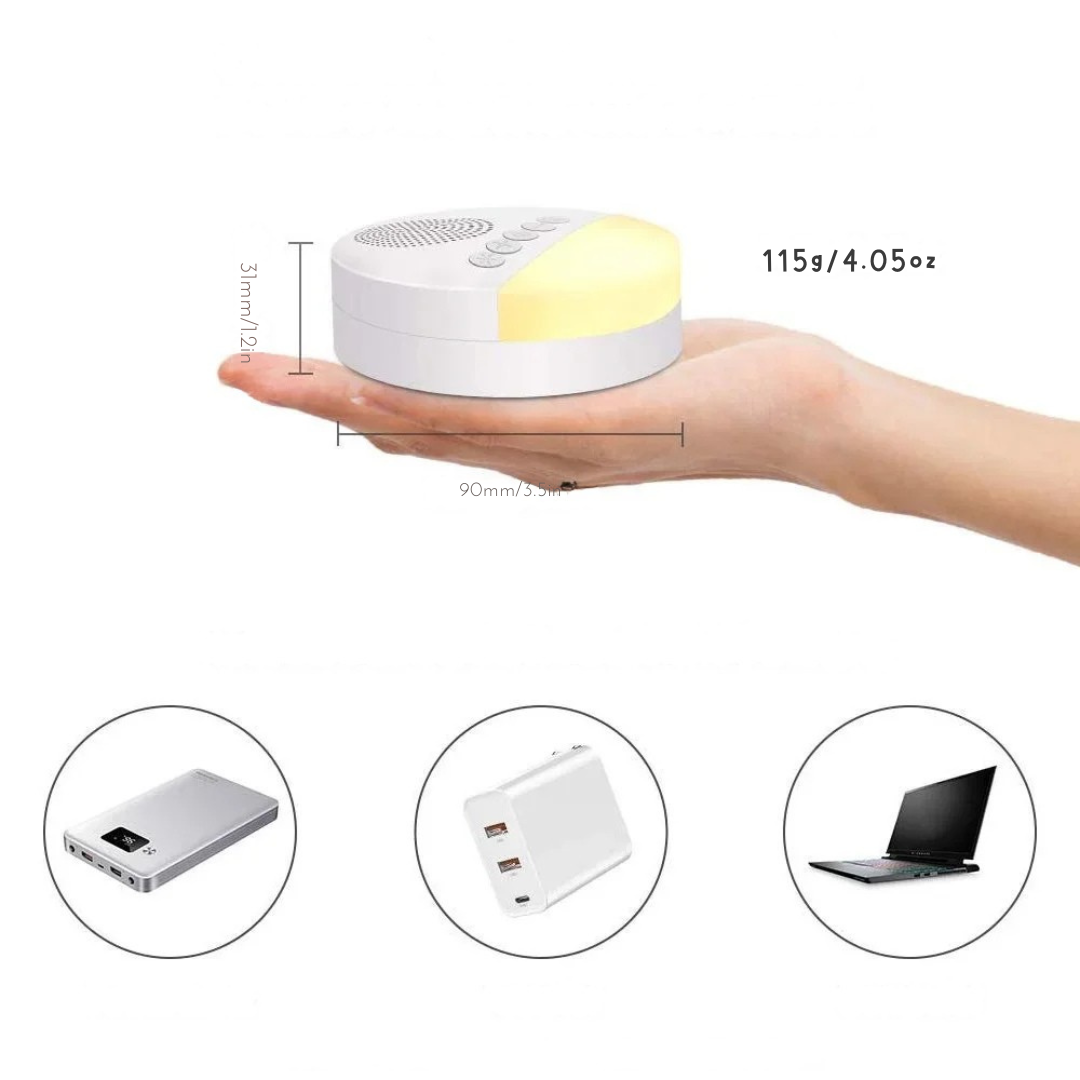 DreamWave by Baby Alphas | Aide apaisante au sommeil avec sons relaxants & veilleuse