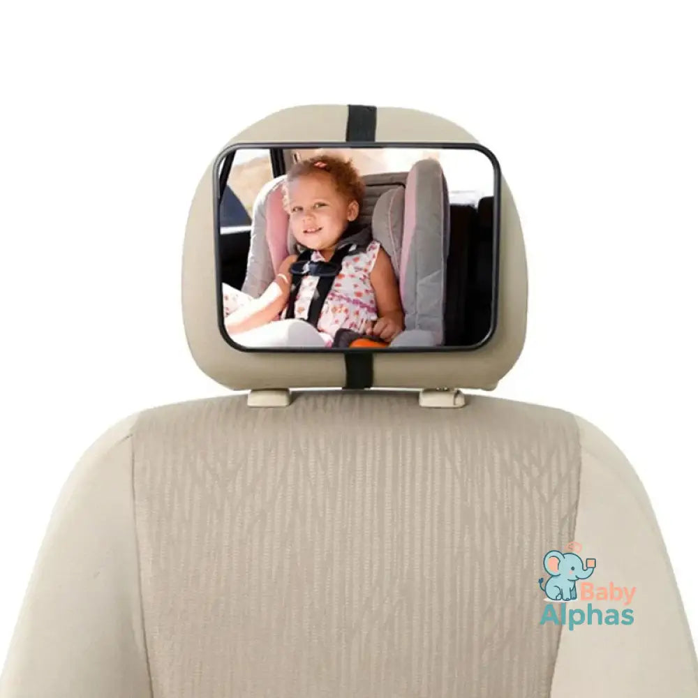 SafeView Mirror by Baby Alphas | Veiliger Autorijden met Rust & Zicht op je Baby
