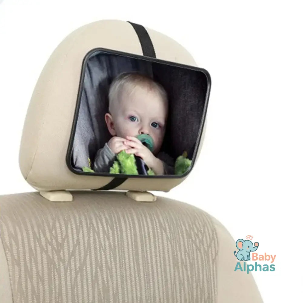 SafeView Mirror by Baby Alphas | Veiliger Autorijden met Rust & Zicht op je Baby