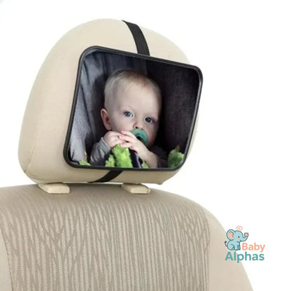 SafeView Mirror by Baby Alphas | Veiliger Autorijden met Rust & Zicht op je Baby
